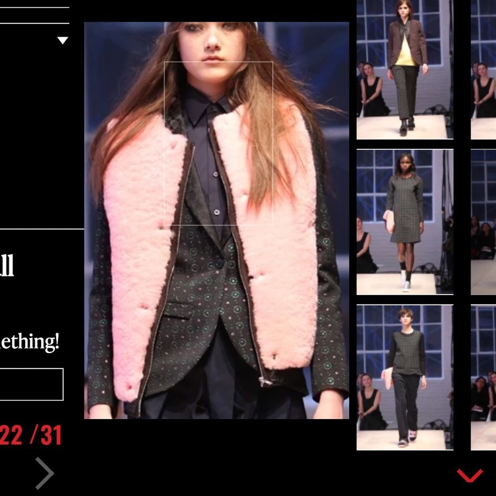 Hache FW 2013 Metallic Brocade Suit Jacket Blazer
